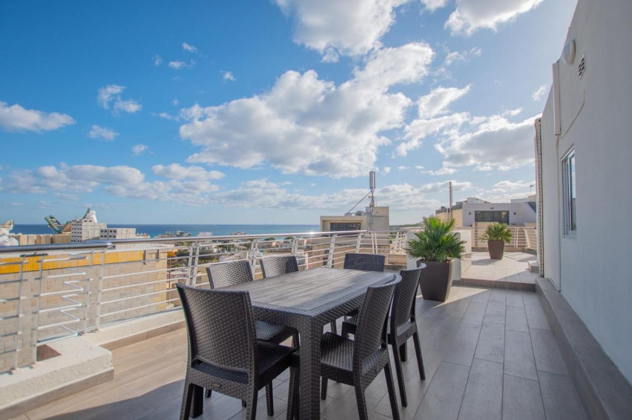Kernice Penthouse With Sea And Country Views Of Xghajra Dış mekan fotoğraf